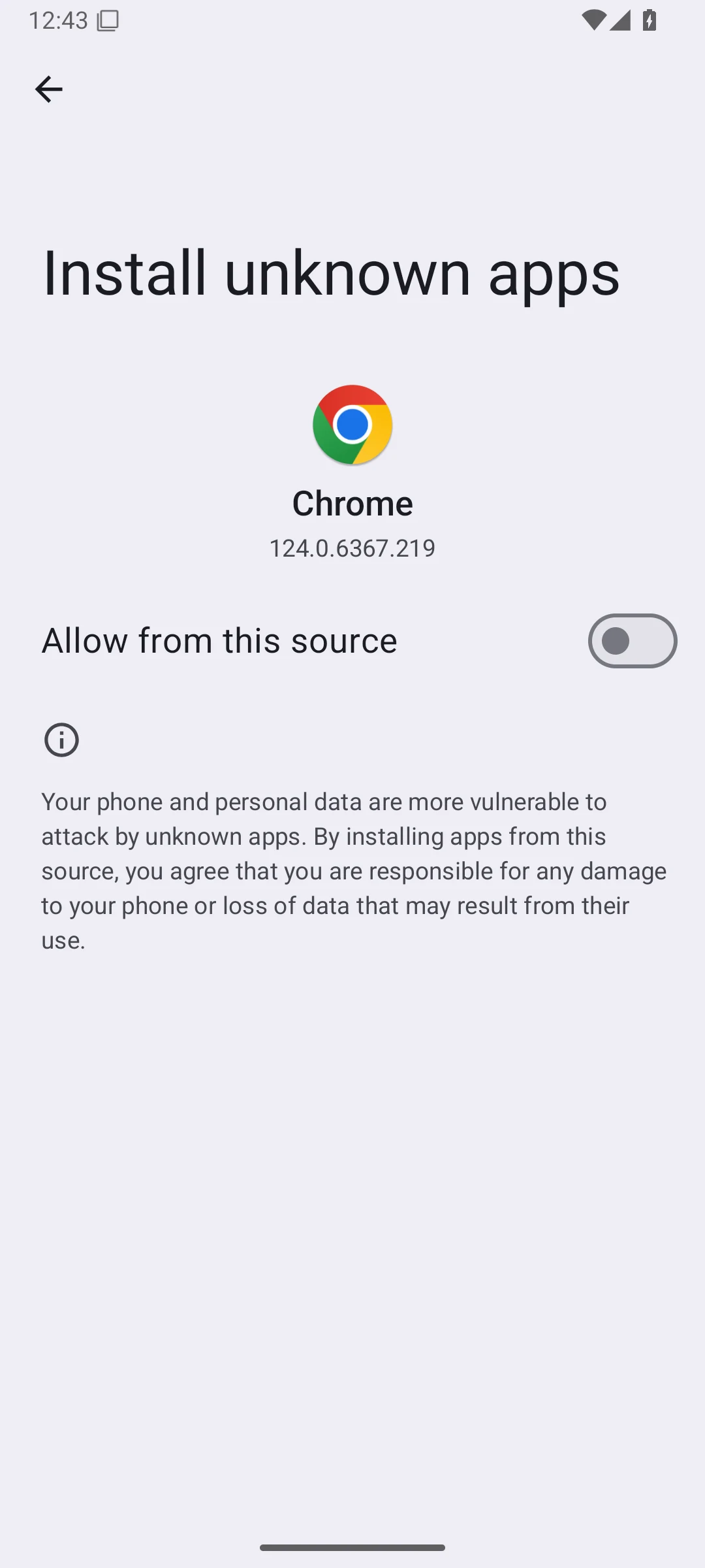 สิทธิ์ติดตั้งแอปจากแหล่งที่ไม่รู้จักบน Android 15
