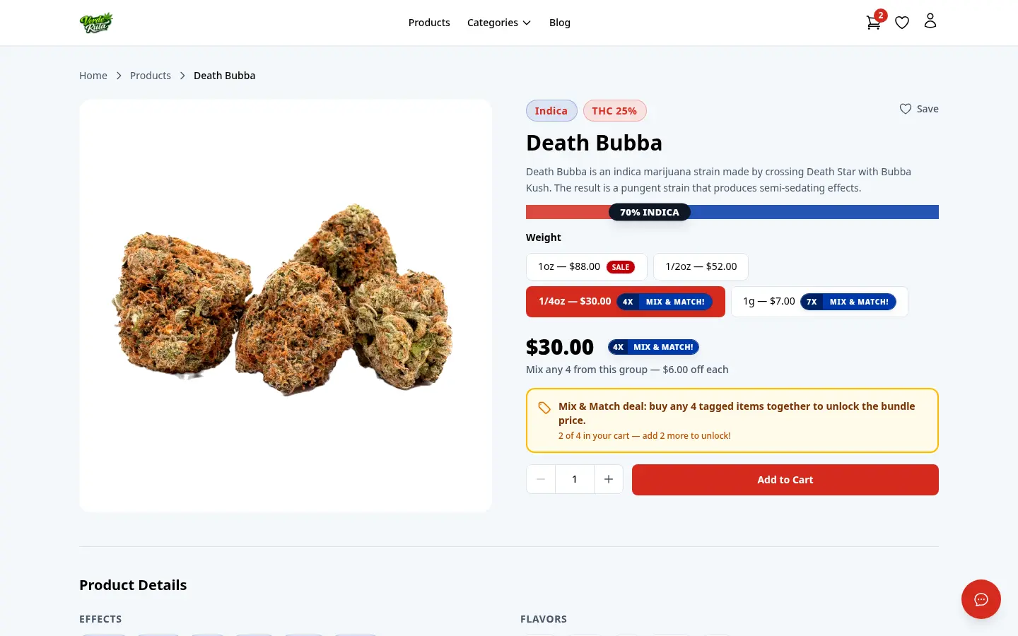 หน้ารายละเอียดสินค้าของ DabDash แสดงดีลจัดเซตแบบสดและความคืบหน้าของเซต